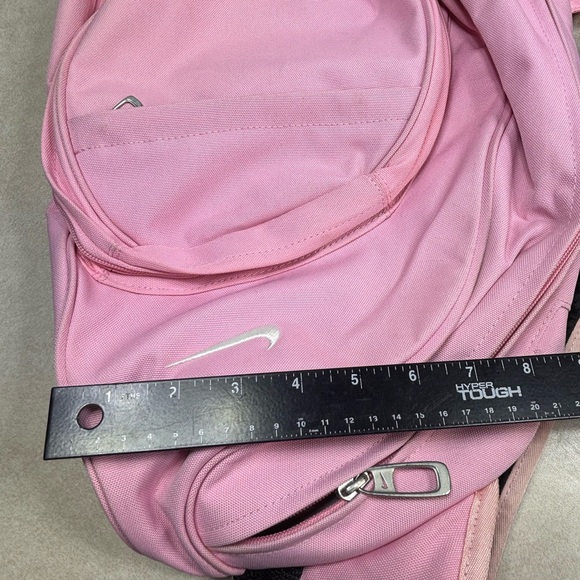 Rare Vintage Nike Swoosh Sling Bag Light Pink Backpack Y2K Travel School Sport